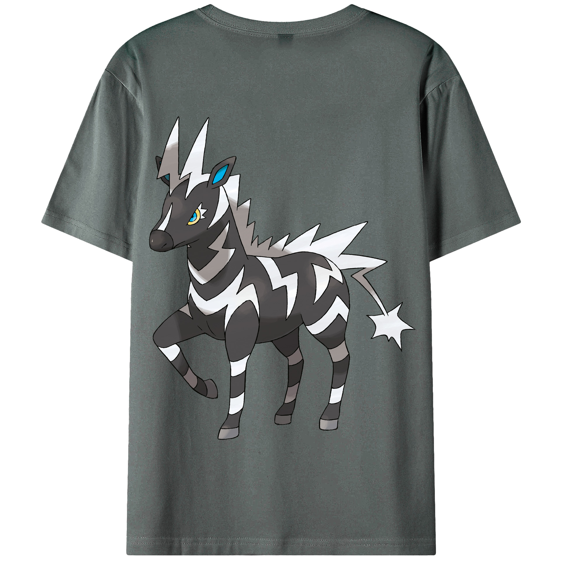 （画像用） ポケットモンスター Pokémon 綿100％半袖Tシャツ（背面プリント）